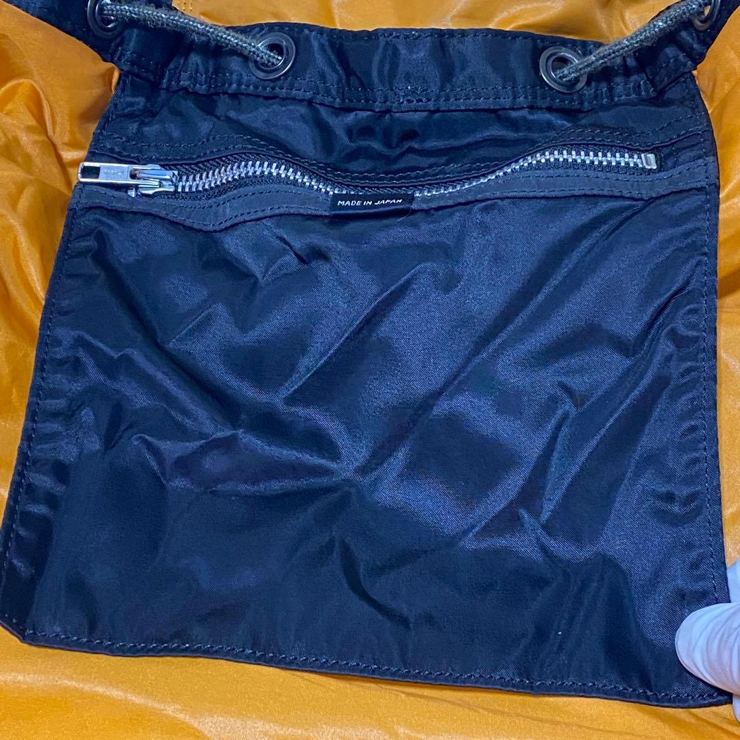 極美品 ポーター タンカー バックパック リュック A4 通勤 大容量 巾着 黒