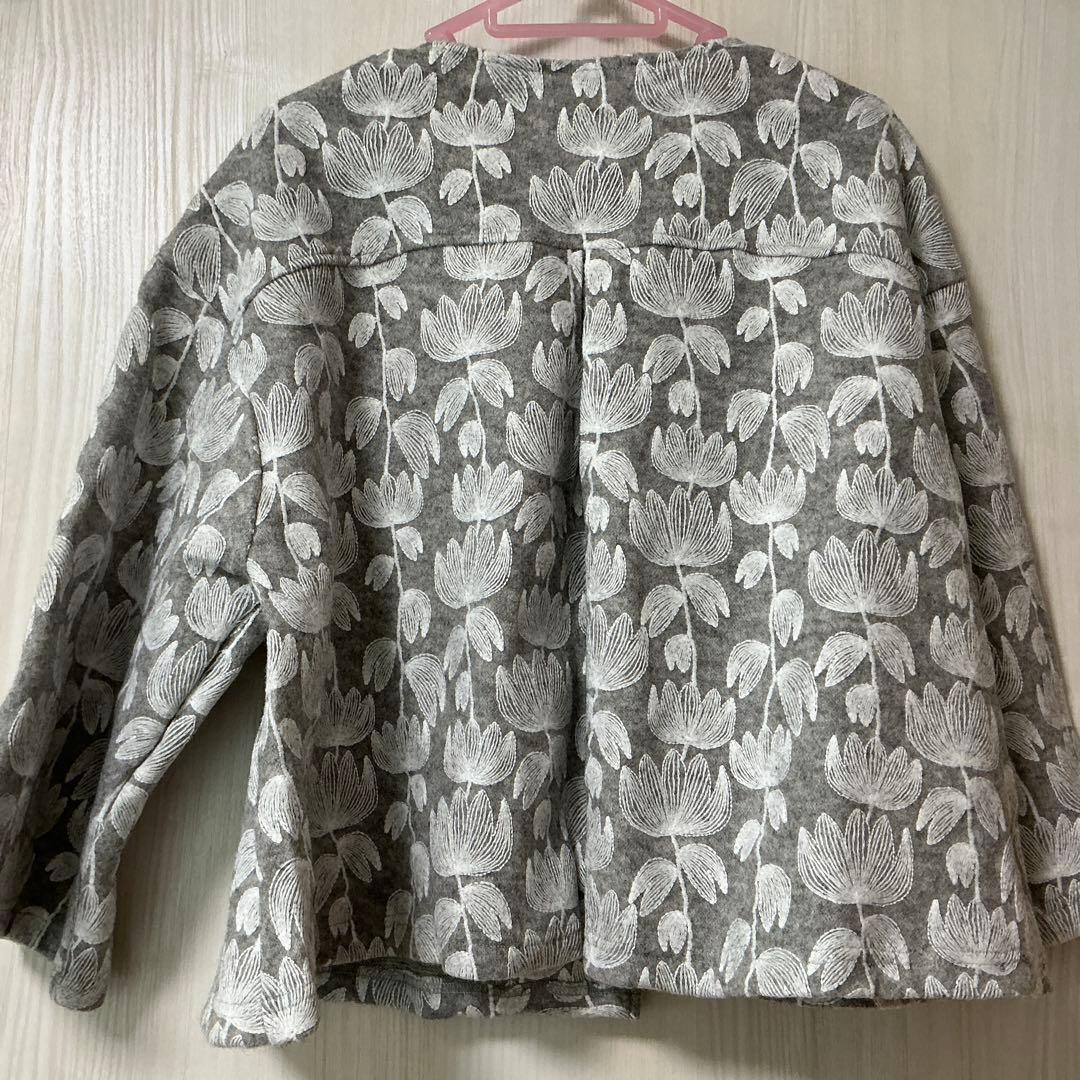 フェリシモ　フィンレイソン　ニットカーディガン　Mサイズ