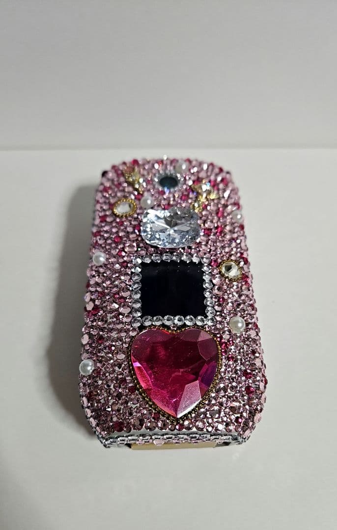 【ハート③】デコ電/平成レトロ/ガラケー/ギャル/GAL/キティ/凸電