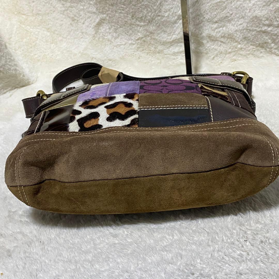 希少　COACH パッチワーク マルチ　ショルダーバッグ　ワンショルダー　y2k