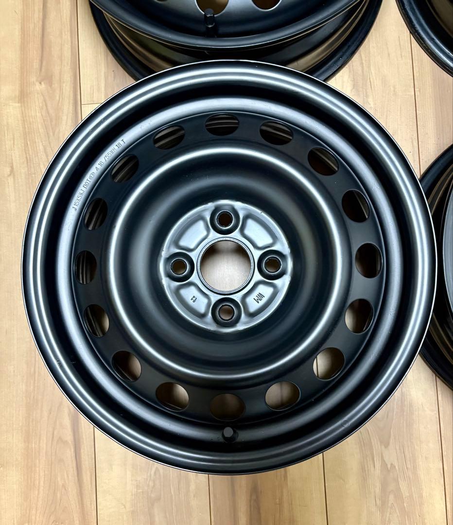 T*A様 アクア10系　純正スチールホイール　15インチ5.5J+45 マッドブ