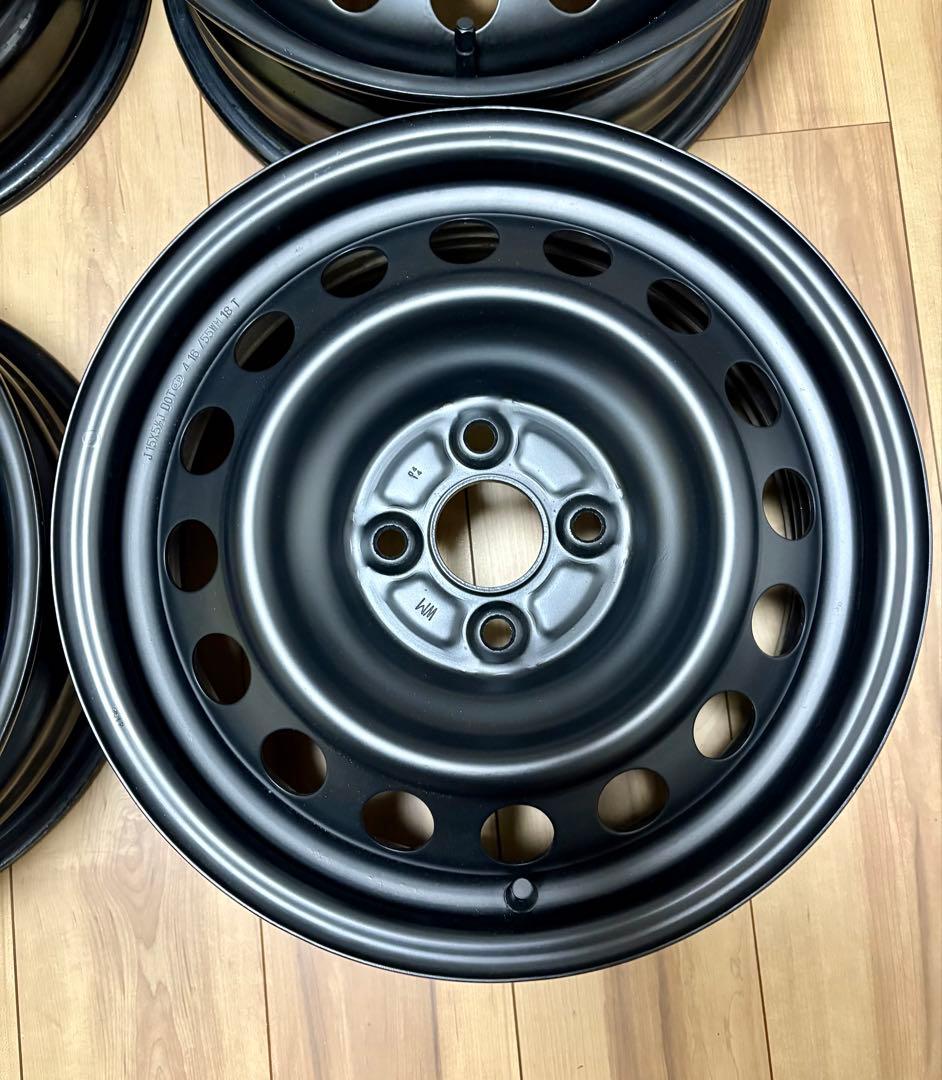 T*A様 アクア10系　純正スチールホイール　15インチ5.5J+45 マッドブ