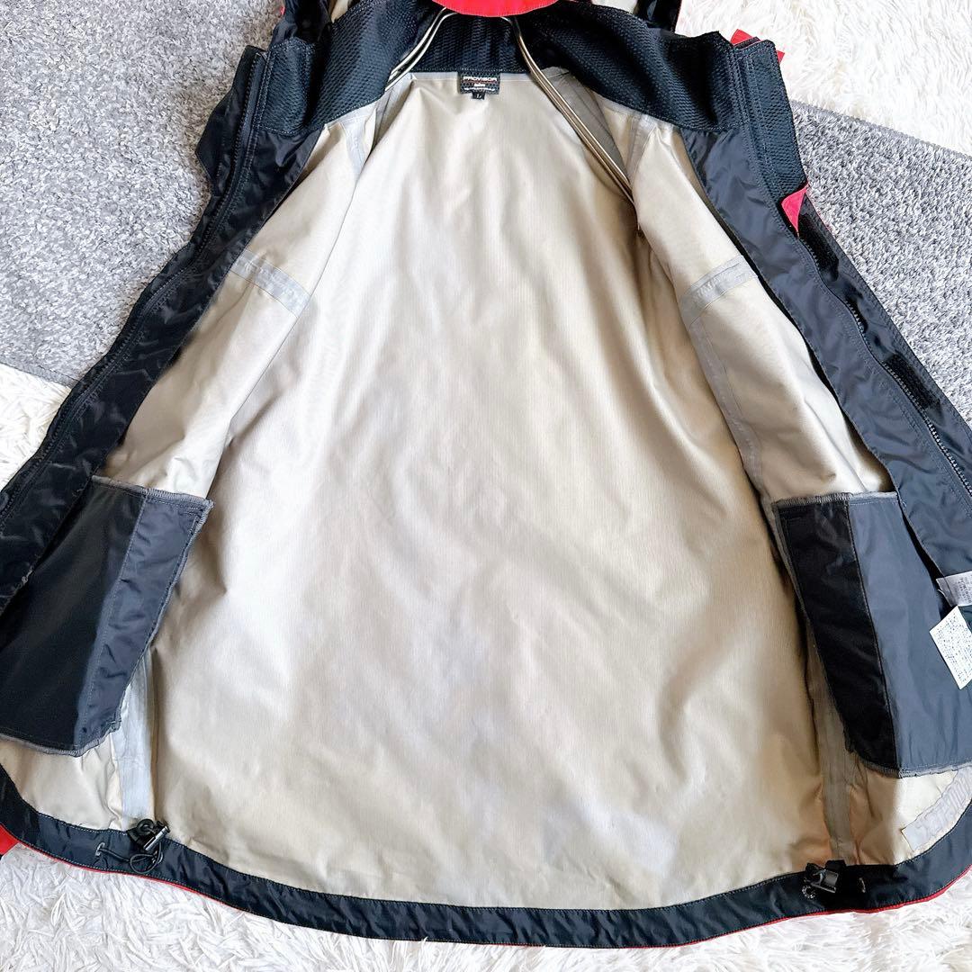 DAIWA プロバイザー ゴアテックス セットアップ Lサイズ　メンズ　赤×黒