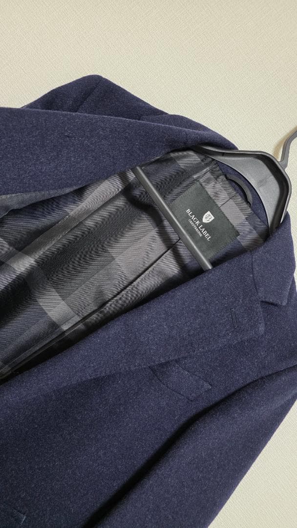 【値下げ中】BLACK LABEL /シングルブレスト チェスターコート/