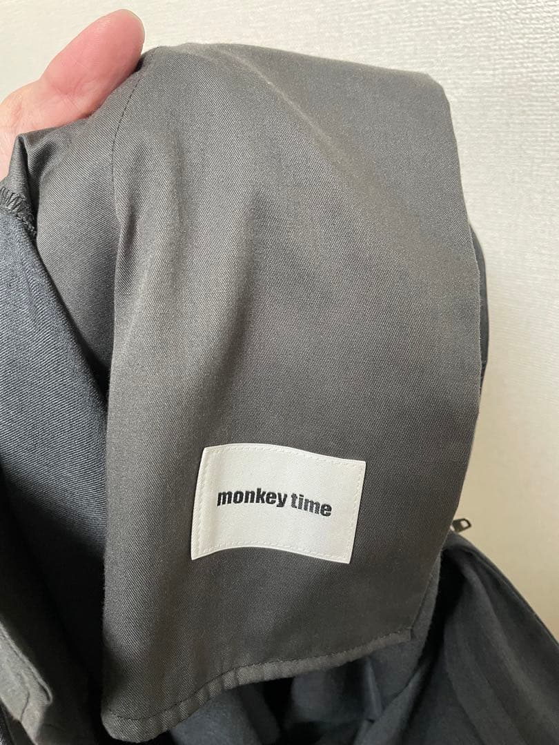 monkey time ワイドスラックス　グレー