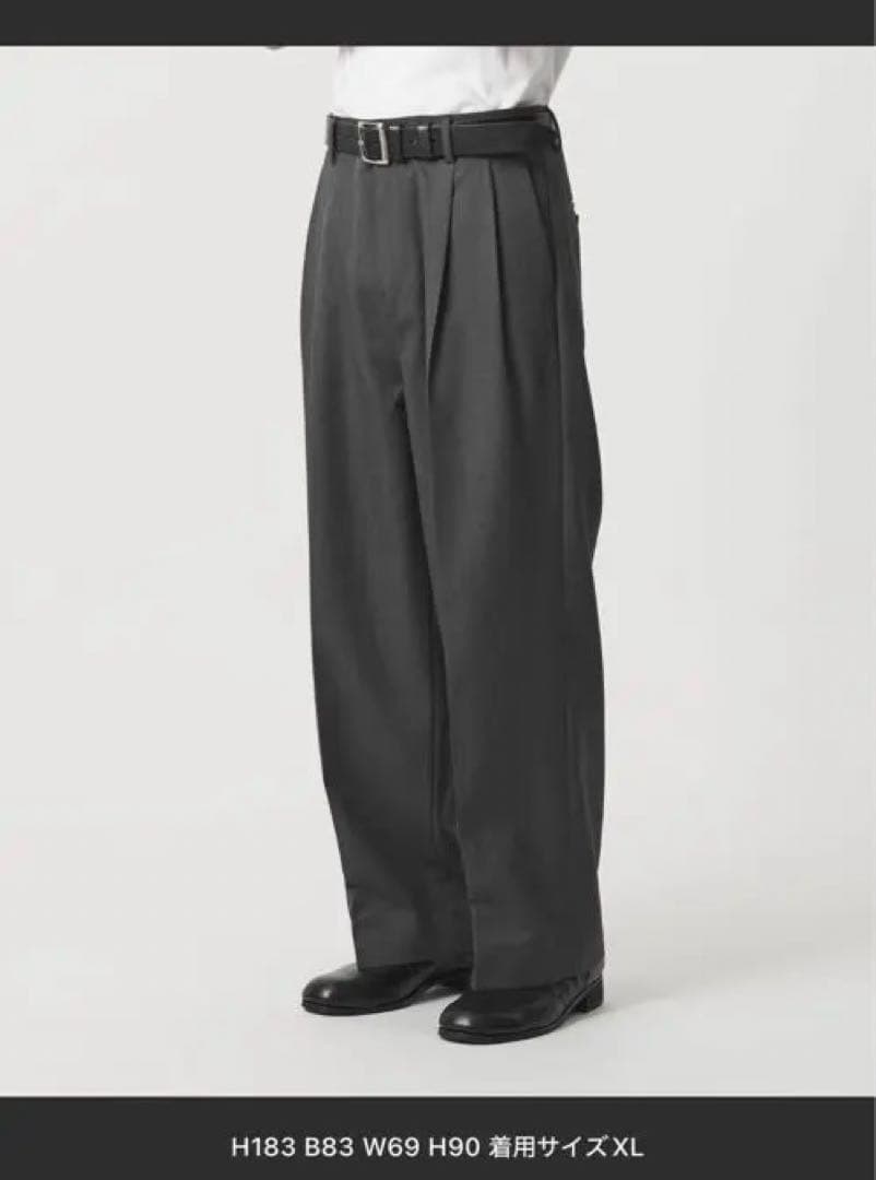 monkey time ワイドスラックス　グレー