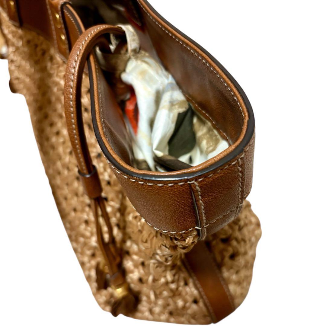 DOLCE＆GABBANA ドルチェアンドガッバーナ ラフィア かご トート