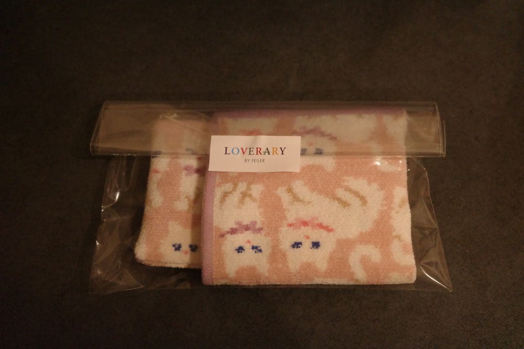 【2点セット】フェイラー モフモフネコチャン ティッシュポーチ ハンカチ