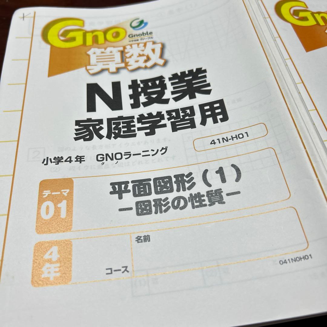 A グノーブル　gnoble GNO N授業　家庭学習用　1年分フルセット