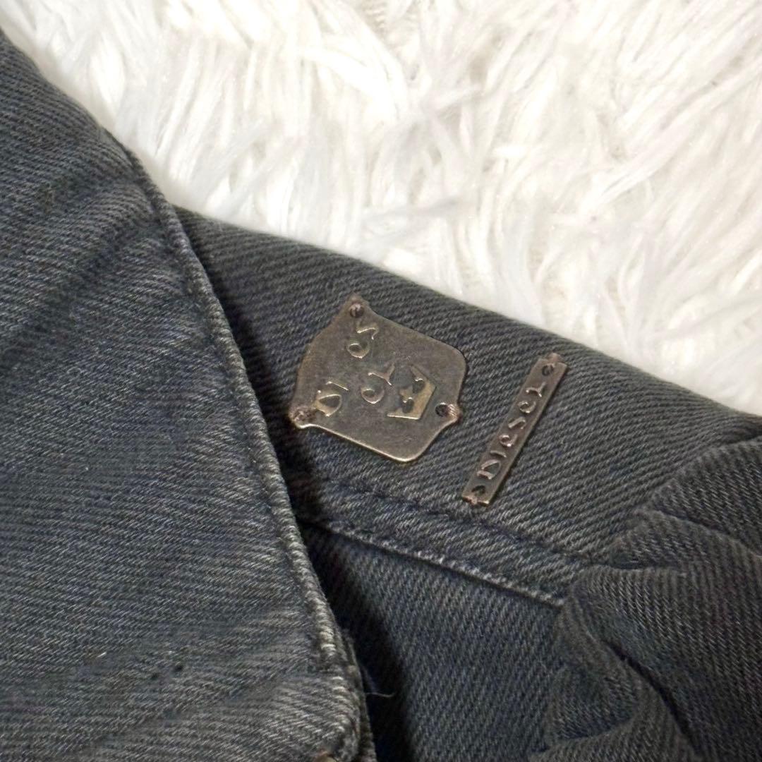 【極美品】ディーゼル　デニムジャケット　Gジャン　コットン　ブラック　M
