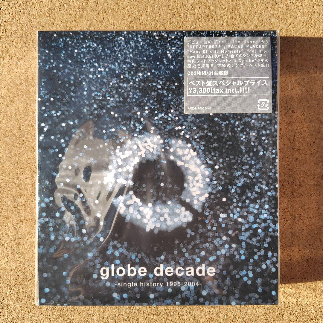 新品　globe decade single history 1995-2004
