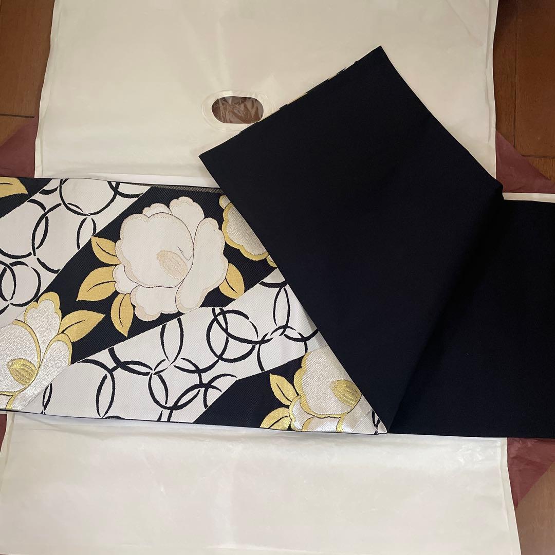 新品未使用　成人式用　シック　モダン　袋帯