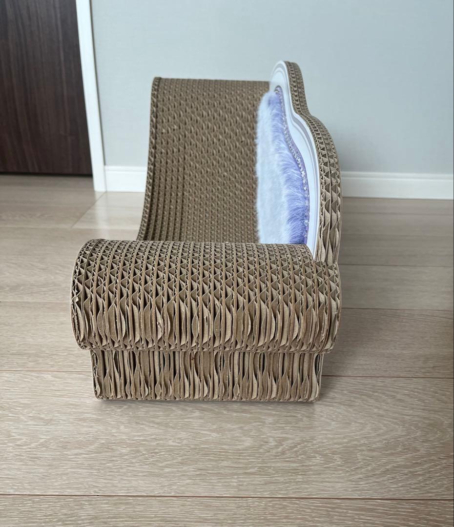 カリカリーナLuce ルーチェ猫爪研ぎソファ スタンダードM ラベンダーミスト