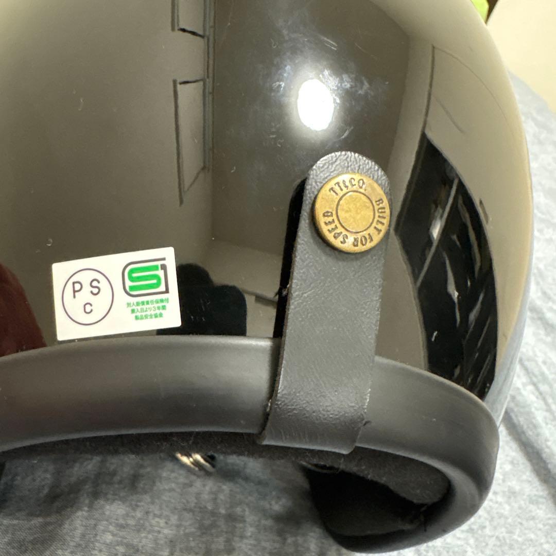 T T &CO ジェットヘルメット バイザー、シールド付き