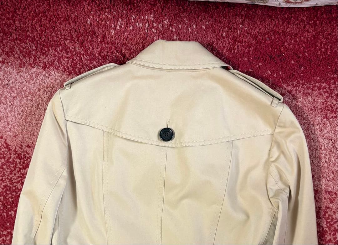 バーバリーESTABLISHED1856 トレンチコート ノバチェック 38