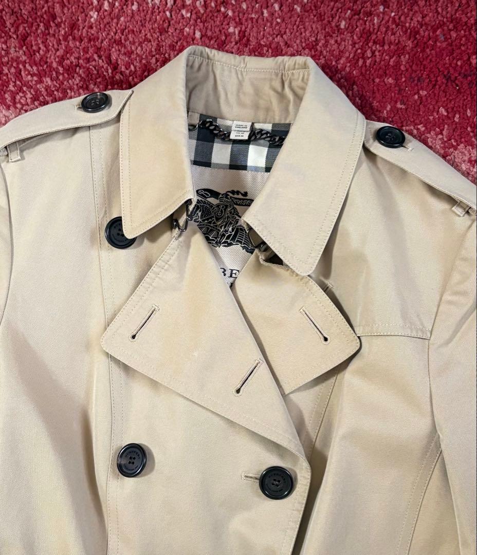 バーバリーESTABLISHED1856 トレンチコート ノバチェック 38
