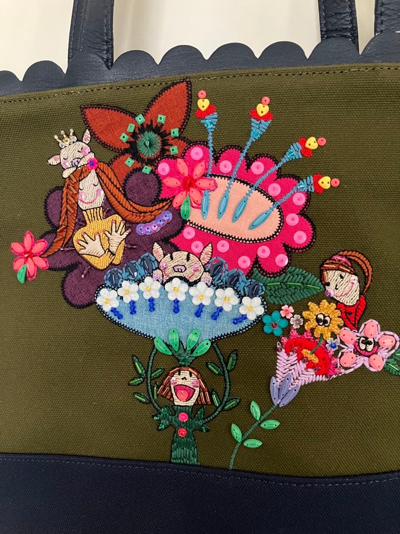 ⭐︎アルベロベロ⭐︎トートバッグ オリーブグリーン