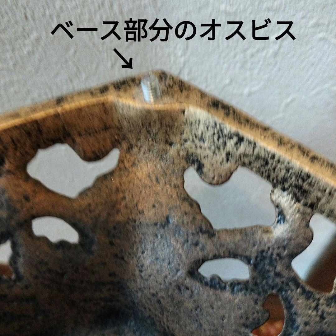 ✿3/18迄限定出品！中古/重量感のある彫刻レリーフ・大理石天板の六角形花台