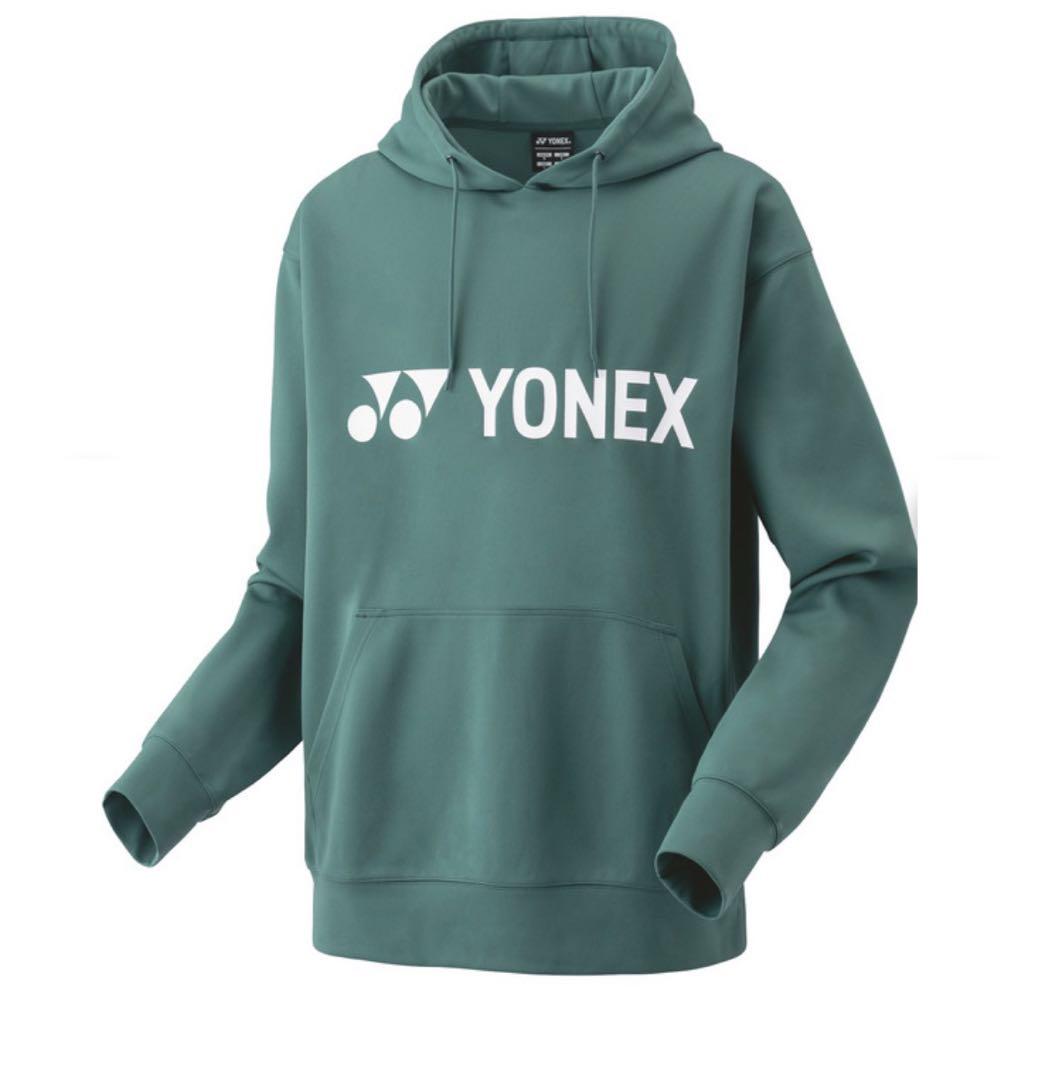 新品☆YONEX ヨネックス ユニパーカー（ビッグシルエット）グリーン　M