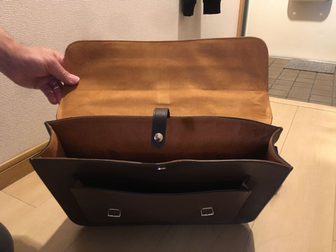 【美品】ほぼ未使用　英国風 3way サッチェルバッグ【本革/牛革】