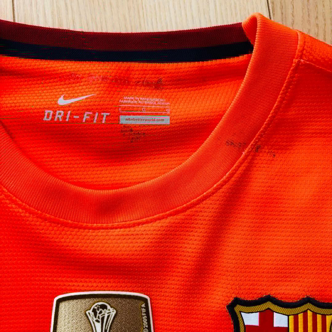 【レア長袖！美品】バルセロナ 12/13 ビジャ Lサイズ