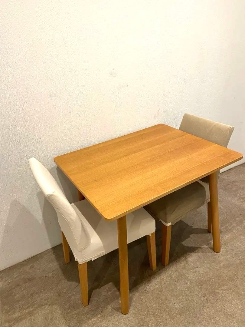 ⭐️美品⭐️白カバー付⭐️廃盤希少⭐️無印良品⭐️オーク材チェア １脚のみ