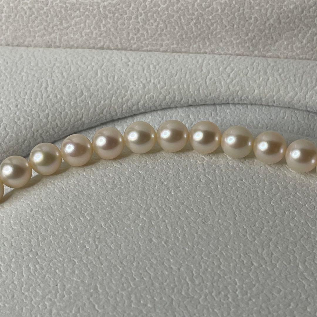 現行クラスプ✨MIKIMOTO Mチャーム パールネックレス アコヤ 7mm