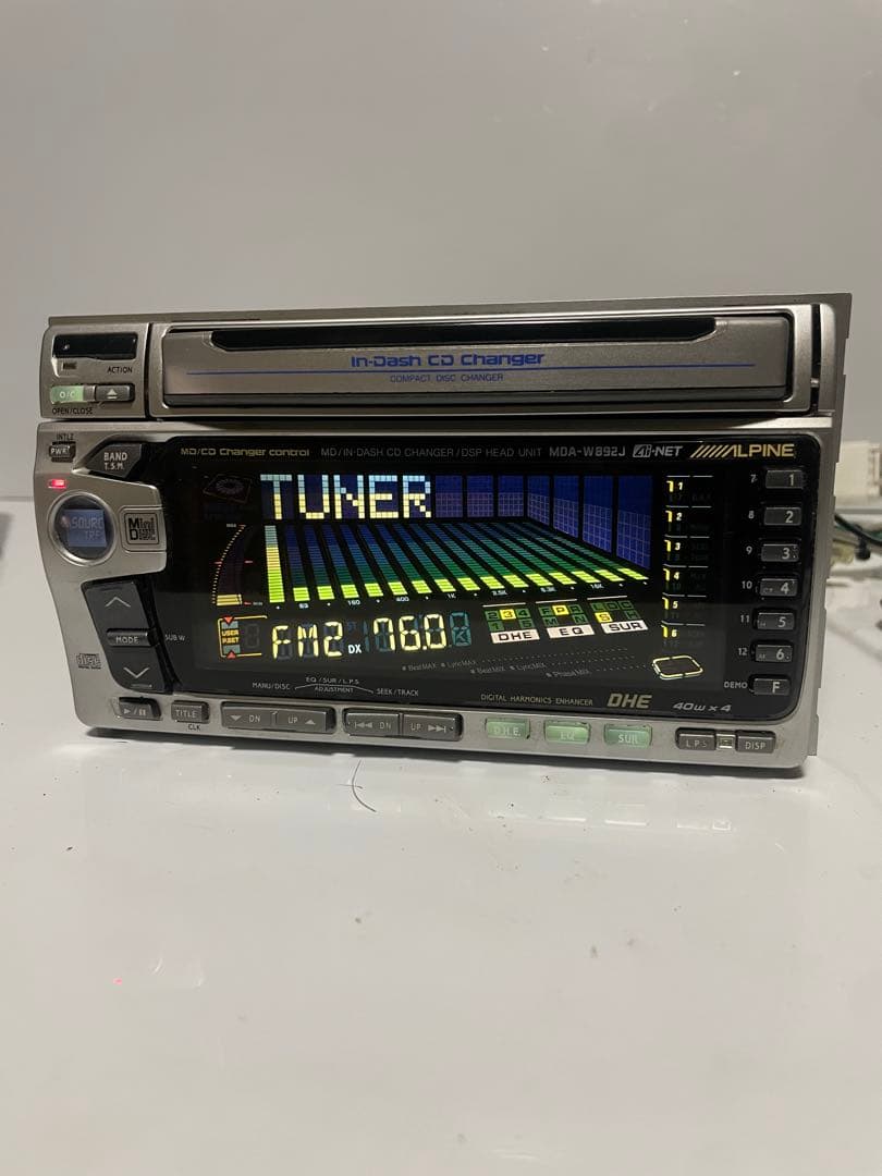 C*S様 アルパイン 2DINサイズ3枚CDチェンジャー MDデッキ　MDA-W