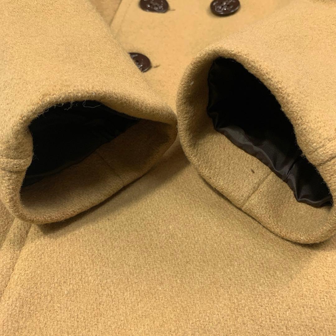 極美品 ショット Schott 740N ダブル ピーコート USA製 ベージュ