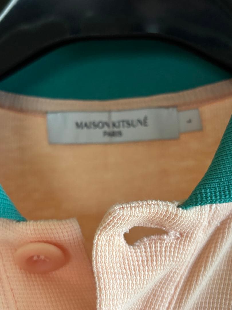 お値下げしました。メゾンキツネ/ ポロシャツ \"HOTEL OLYMPIA\"