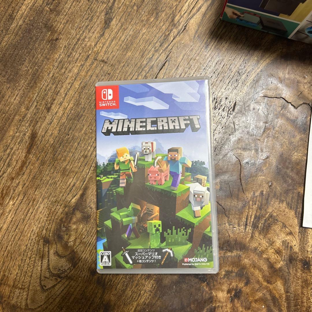 Nintendo Switch 本体 青/赤充電器以外フルセットカセットマイクラ