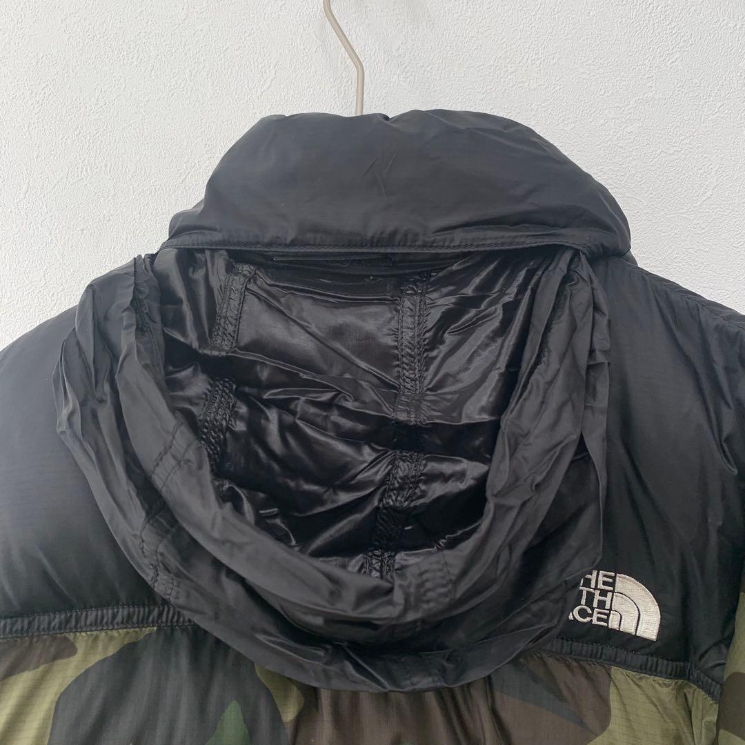 迷彩キッズ 130 ノースフェイス ダウンジャケット ヌプシ　northface