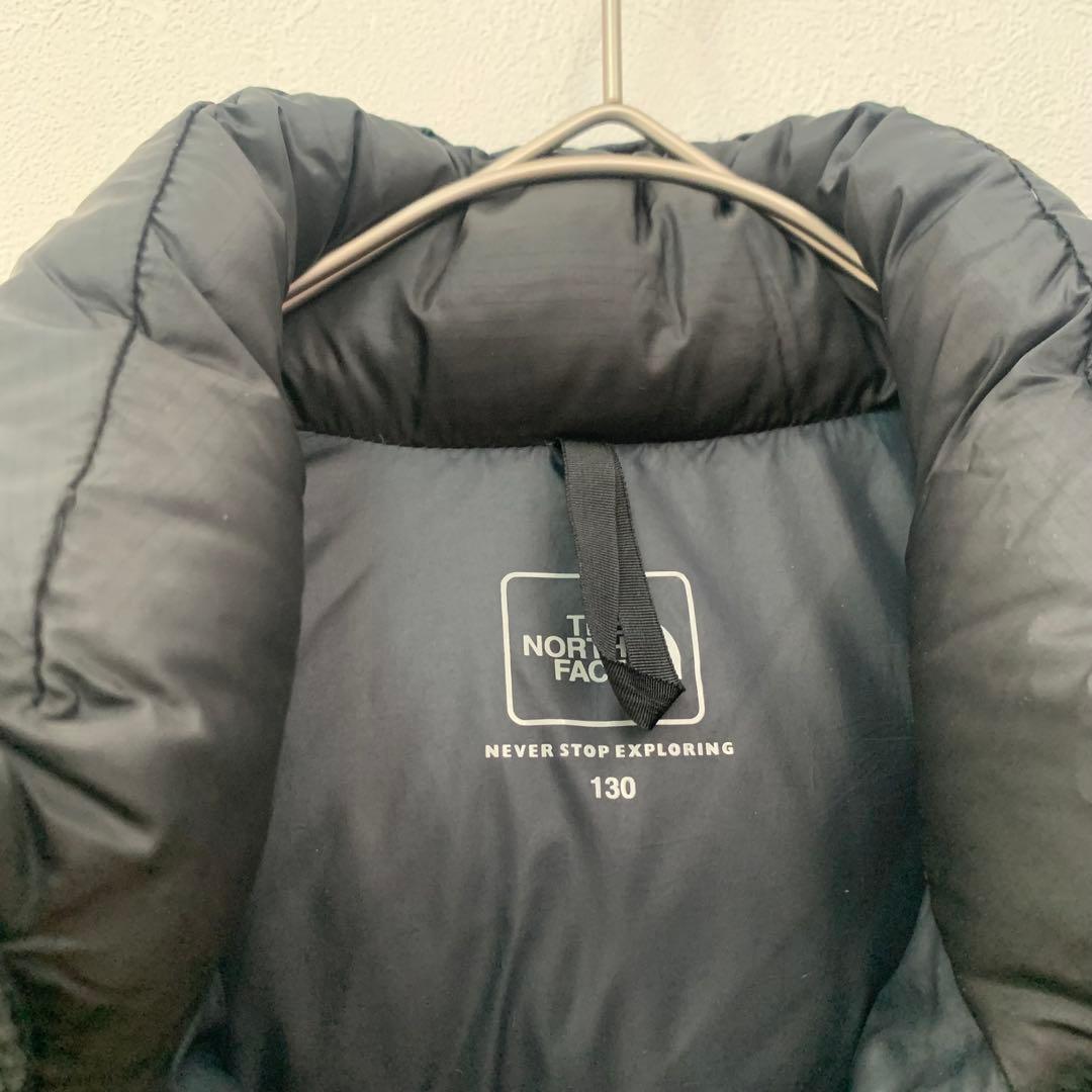 迷彩キッズ 130 ノースフェイス ダウンジャケット ヌプシ　northface