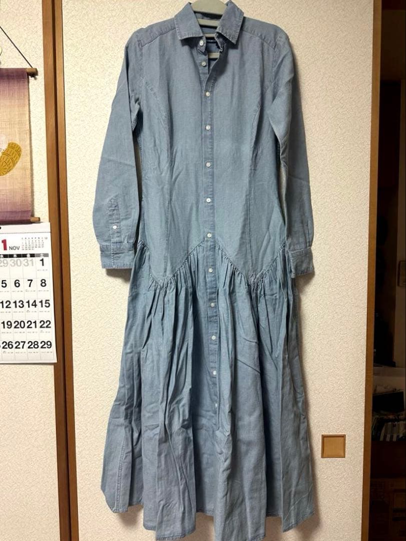 ¥60,500 ポロラルフローレン コットン ワンピース 新品未使用タグ付き
