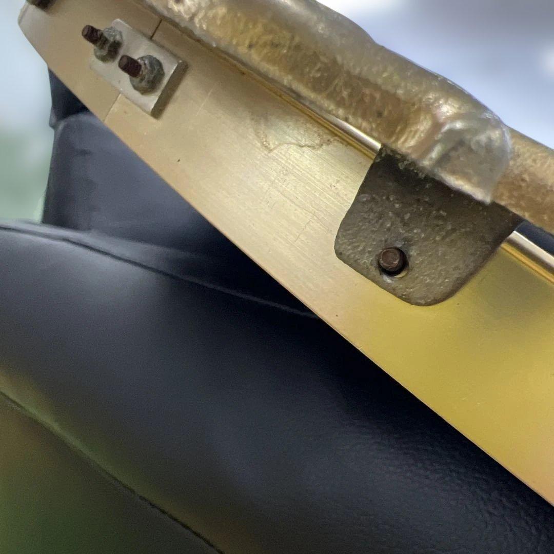 2066 ビンテージミラー バロックスタイル 金属製楕円形ミラー