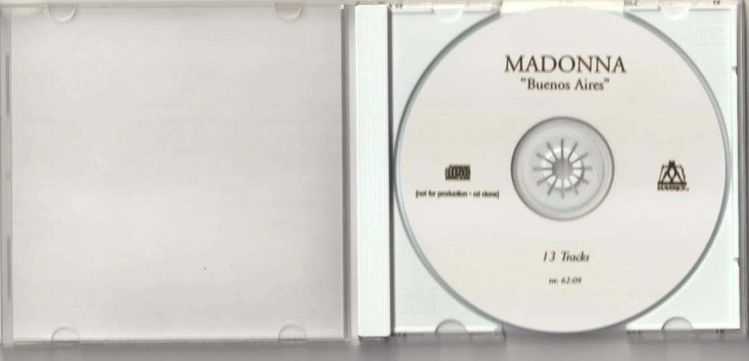 MADONNA　Buenos Aires (13 tracks)　リミックスCD