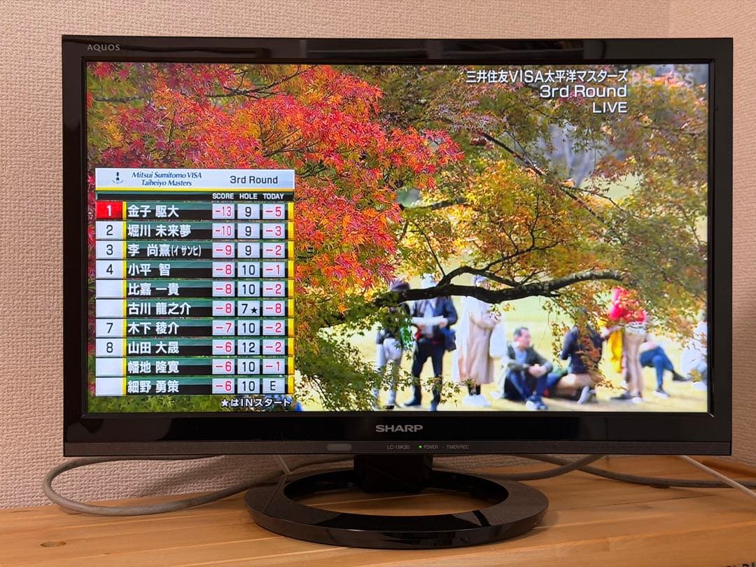SHARP 液晶カラーテレビ AQUOS LC-19K30 19型 小型