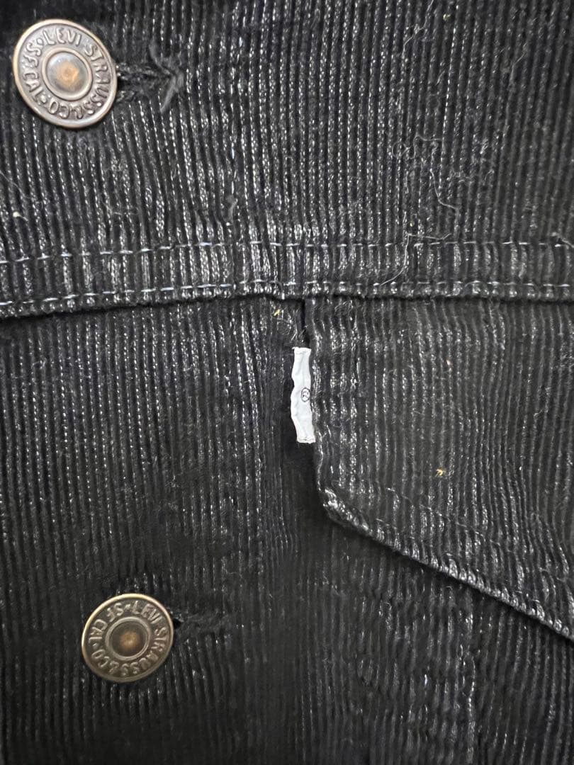 リーバイス　70505 コーズ　ブラック後染め　40