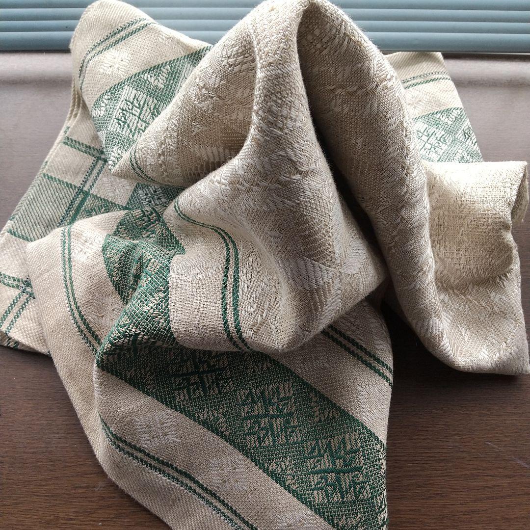 リネンダマスク麻布100％紋織のレア物です