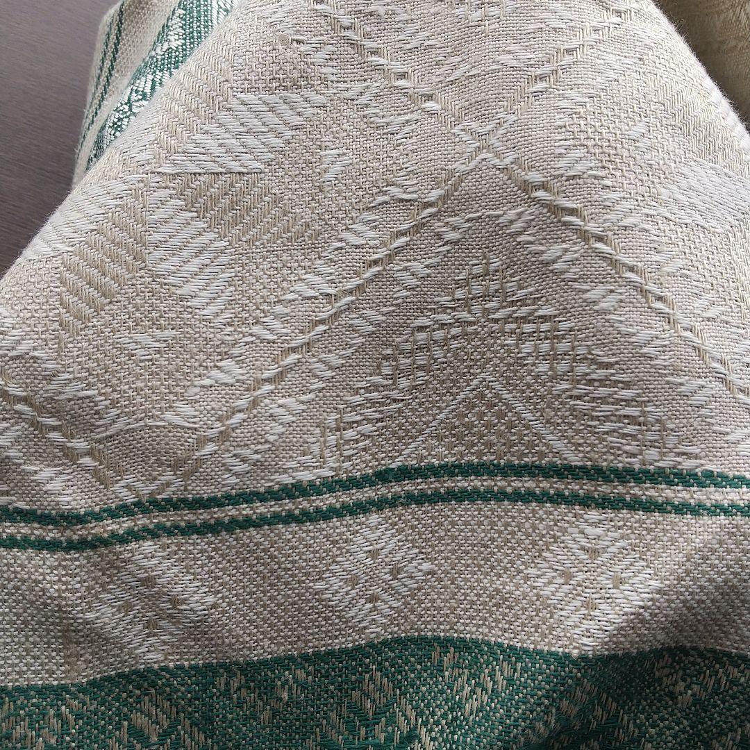 リネンダマスク麻布100％紋織のレア物です