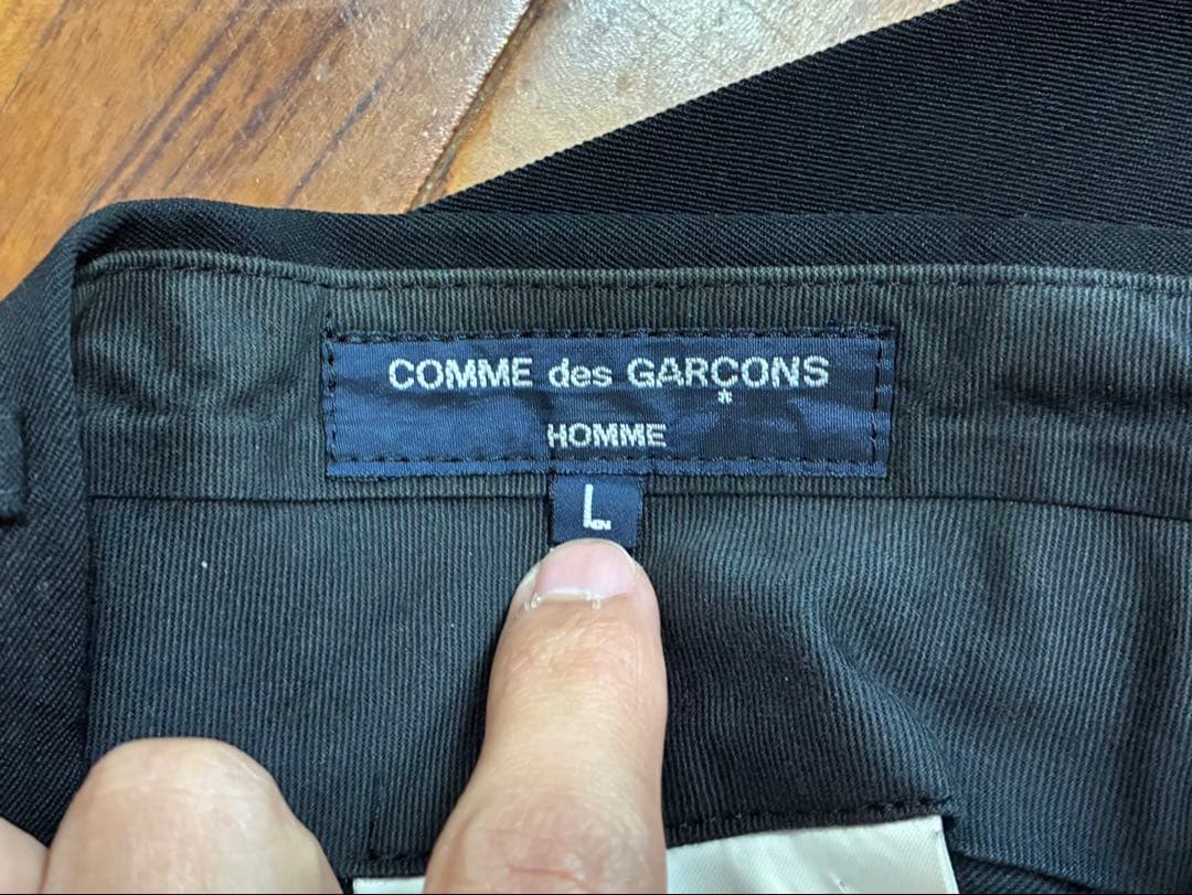 【COMME des GARCONS HOMME】AD2007 ウールスラックス