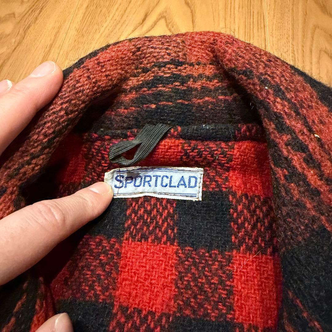 フェード◎ 40s SPORTCLAD ハンティングジャケット コの字
