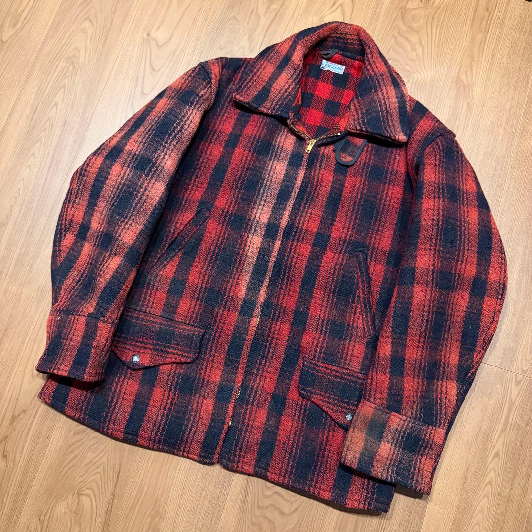 フェード◎ 40s SPORTCLAD ハンティングジャケット コの字