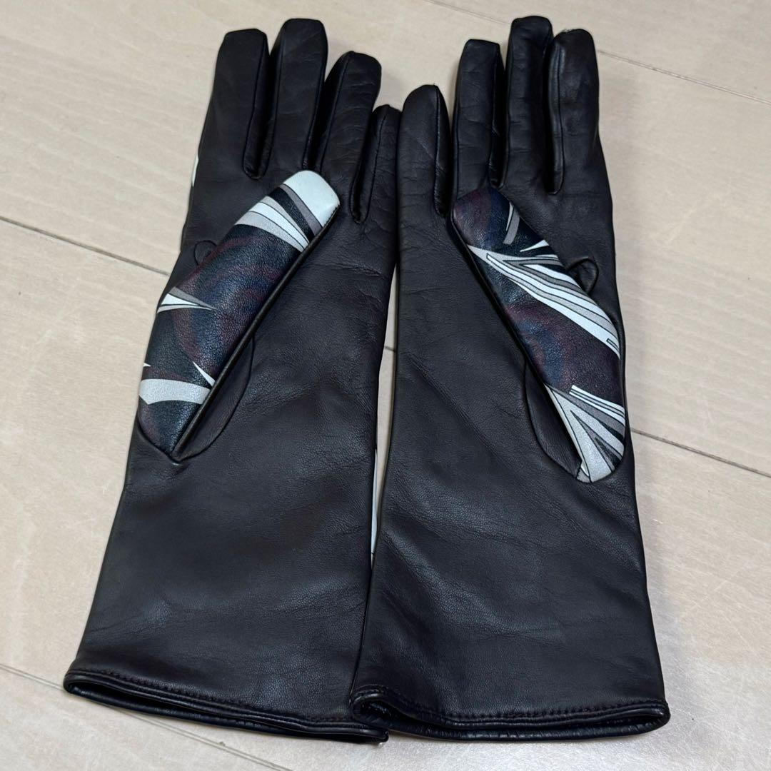 未使用品　エミリオプッチ　7サイズ　レザーグローブ(手袋)