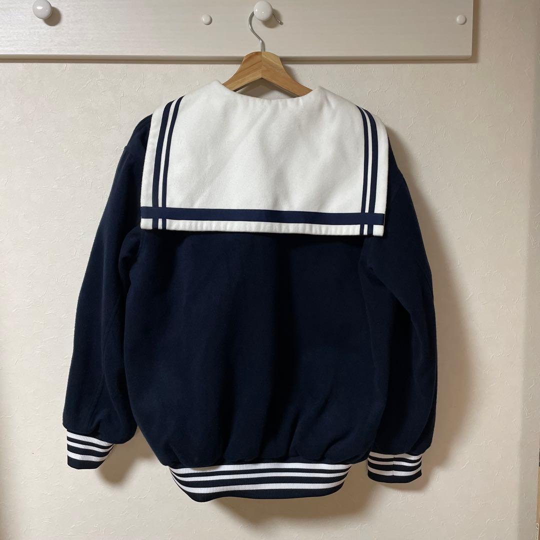 Bibiy セーラー襟ジャケット ネイビー F