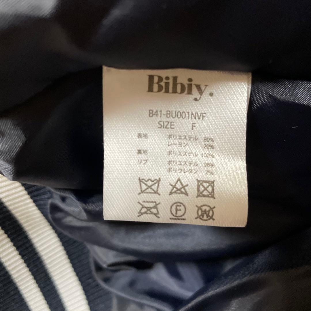 Bibiy セーラー襟ジャケット ネイビー F