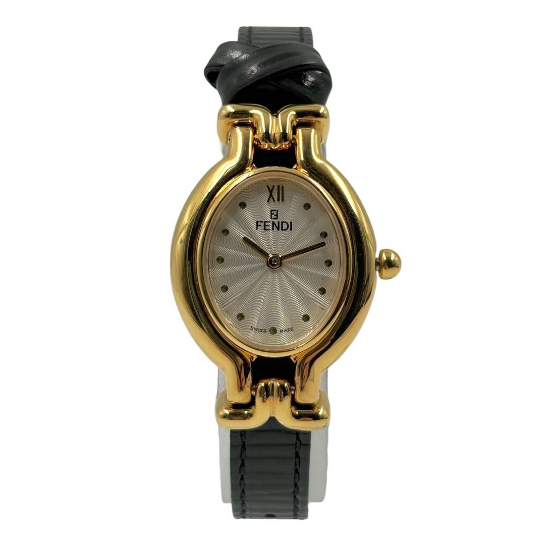 【美品】フェンディ チェンジベルト9本 カメレオン シェル文字盤 腕時計 付属品