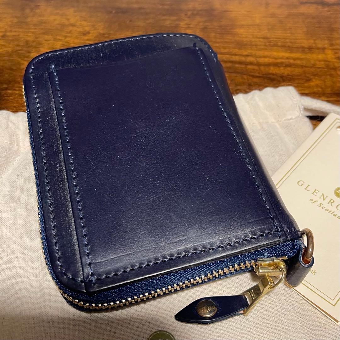 本日まで限定値下げ！【未使用 保証書有り】グレンロイヤル　二折りジップウォレット