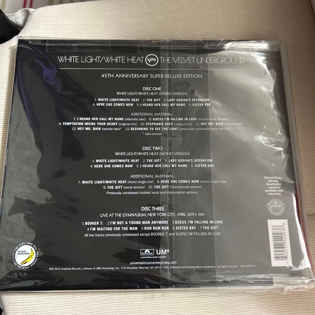 洋楽 White Light White Heat 45th Anniversary