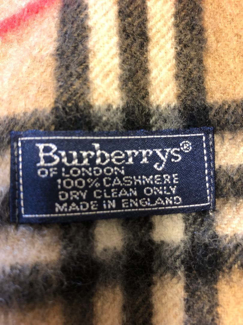 Burberry's チェック柄マフラー